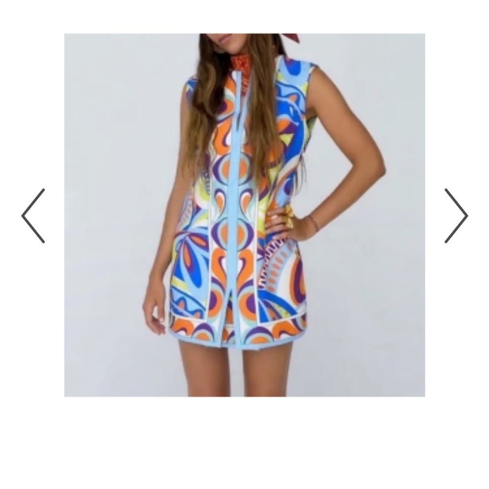 Zara Multicolor Abstract Mini Dress - Picture 2 of 9